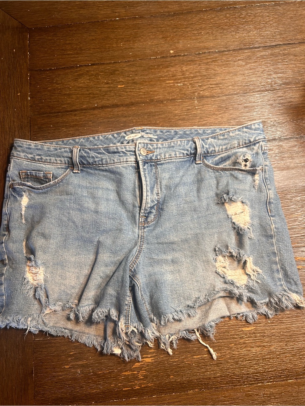Old navy distressed shorts size 16 plus
